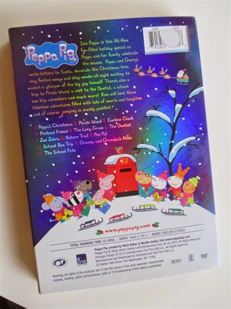 Peppa Pig Peppa's Christmas DVD and Bonus DVD Review and Giveway ...