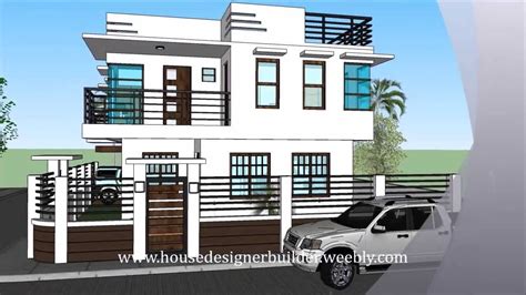 Low Budget 2 Storey House Small House Design With Rooftop Philippines - aleferreirasp