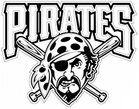 Pittsburgh Pirates Baseball Pages Coloring Pages