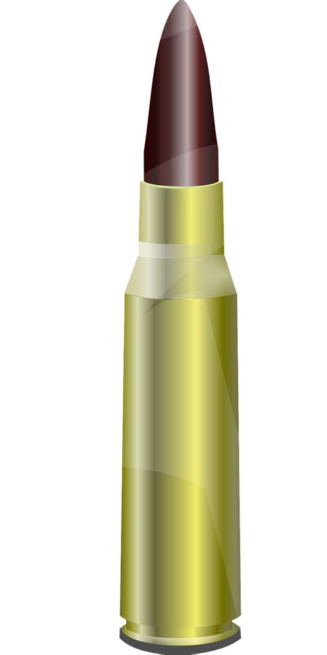 Bullet Ammo Cartridge · Free vector graphic on Pixabay