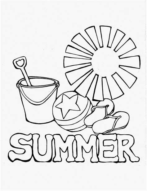 Free Printable Summer Coloring Pages - Free Coloring Sheets | Summer ...