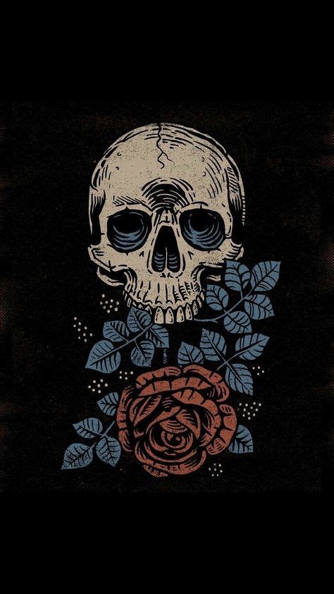 Pin by Dina Hamlett on Skulls in 2019 | Skull wallpaper, Aesthetic wallpapers, Skull art