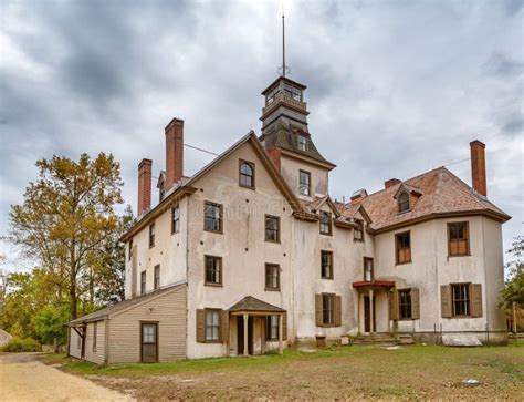 Historic Mansion in Batsto Village in Wharton State Forest in Southern ...