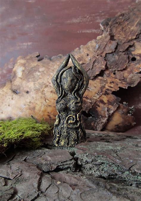 Mother Earth Goddess Gaia Wiccan Pagan statue Nature witch | Etsy