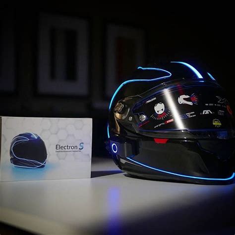 Helmet Lights - How to light up your helmet like Tron - webBikeWorld ...