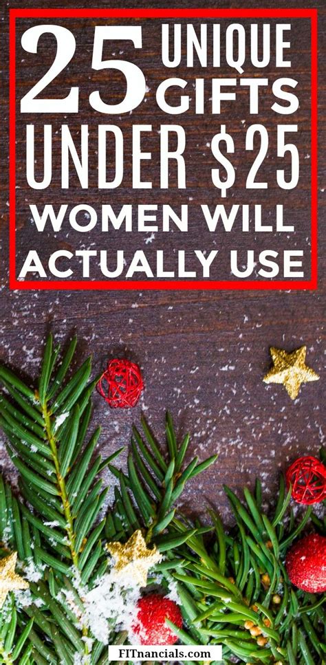 25 Unique Gifts Under $25 Women Will Actually Use | Unique gifts, 25th ...