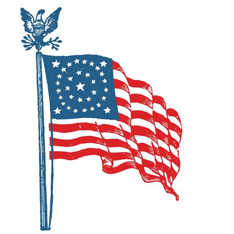 American Flag Clipart Free Stock Photo - Public Domain Pictures