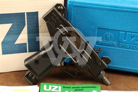 Pre Ban IMI Israel Action Arms Uzi Pistol 9mm Para w/ Case ...