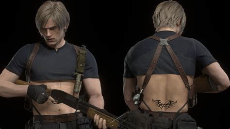 This Resident Evil 4 Remake mod gives Leon waist ink…