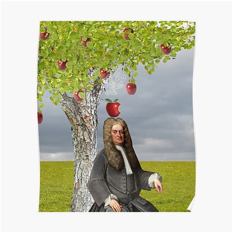 "Isaac Newton Apple Tree" Poster for Sale by red-leaf | Redbubble