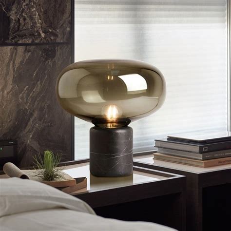 Black Marble Table Lamp - Decorstly