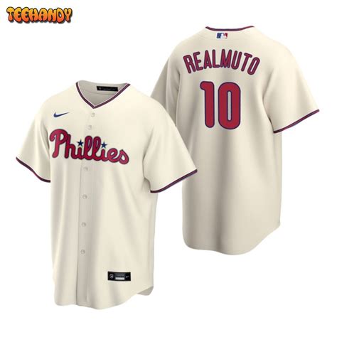 Philadelphia Phillies J.T. Realmuto Cream Alternate Replica Jersey