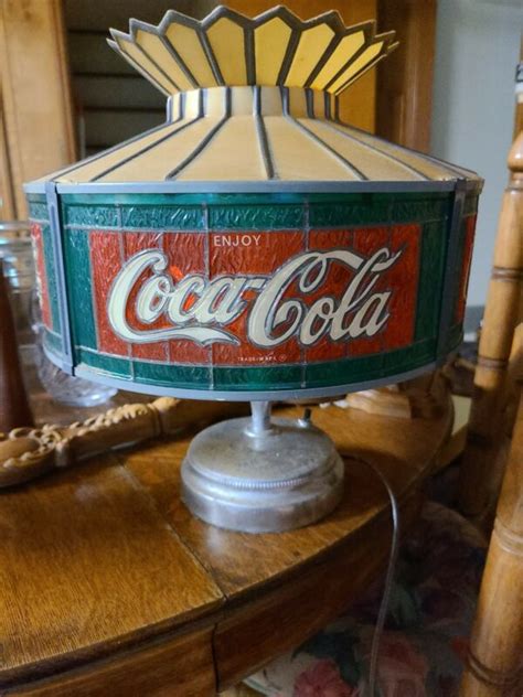 Vintage Coca Cola Adjustable Lamp -- Antique Price Guide Details Page