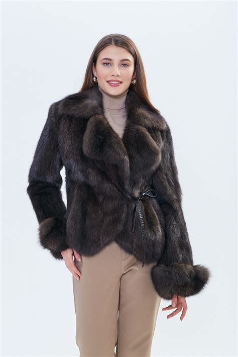 Women's Fur coat, Russian sable fur