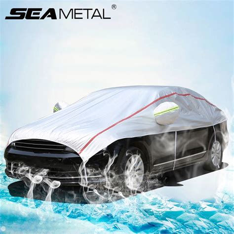 Universal Car Covers Waterproof UV Dust Resistant Indoor Outdoor Auto Cover Oxford Lint ...