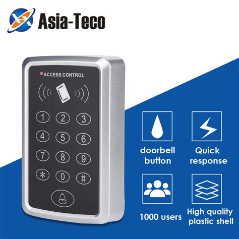 125KHz RFID Access Control Keypad EM Card Reader Door Access Control ...