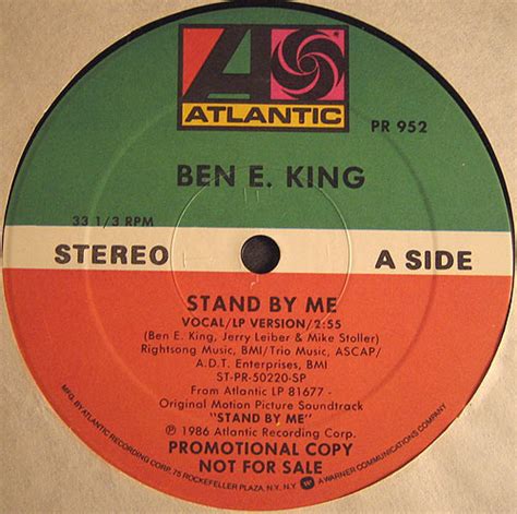 Ben E. King - Stand By Me (1986, Vinyl) | Discogs