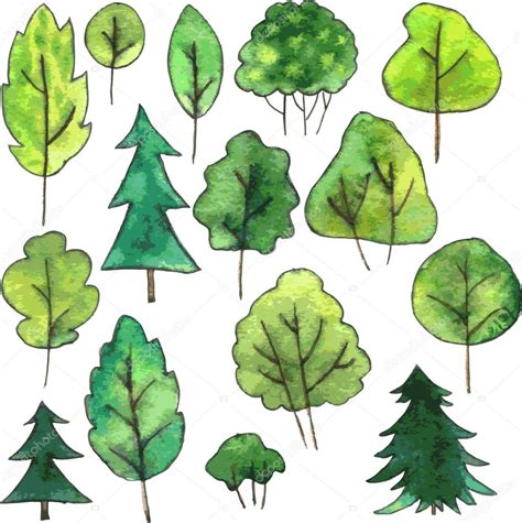 Top 117 + Cartoon tree drawing - Delhiteluguacademy.com