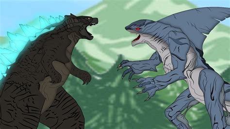 Godzilla vs Evolution of Shark Giant Attack (P2): Size Comparison ...