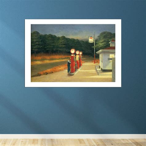 Edward Hopper - Gas — Spiffing Prints