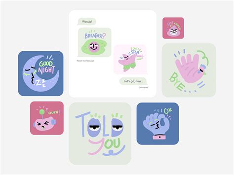 Chalk Stickers by Ramy Wafaa on Dribbble