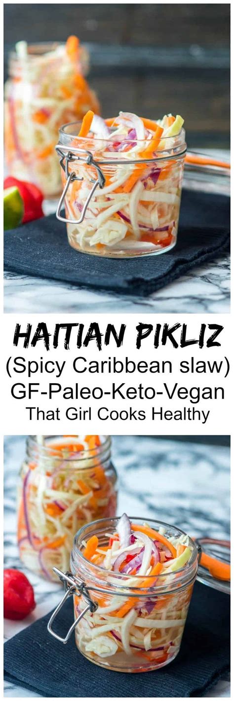 Haitian Pikliz | Recipe | Haitian food recipes, Caribbean recipes, Hatian food