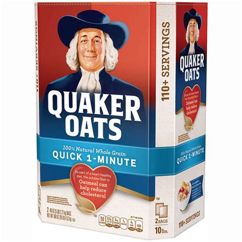 Quaker Oats Quick 1-Minute Oatmeal (10 lbs.) – My Kosher Cart