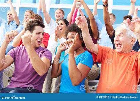 Audience Cheering at Outdoor Concert Performance Stock Photo - Image of ...