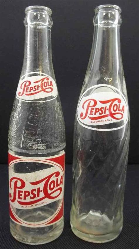Bottles - 2 X Vintage 1950's 8 oz Pepsi-Cola Bottles was sold for R55.00 on 30 Apr at 13:46 by ...