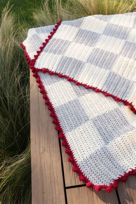 Picnic Baby Blanket Crochet Pattern