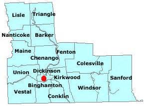 Jay Family History: Broome County Map