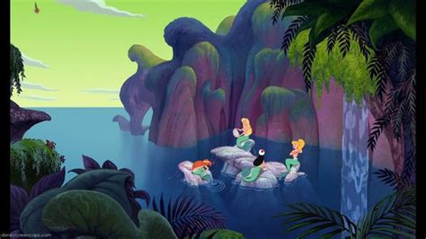 Mermaid Lagoon (Peter Pan) | Mermaid lagoon, Peter pan mermaids, Disney drawings