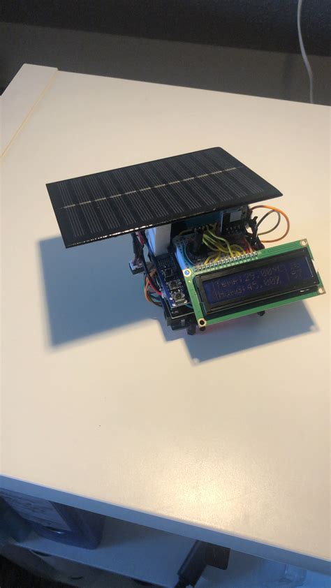 Weather station with solar and clock : r/arduino