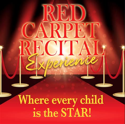 Red Carpet Recital Experience Details — Expressions Dance