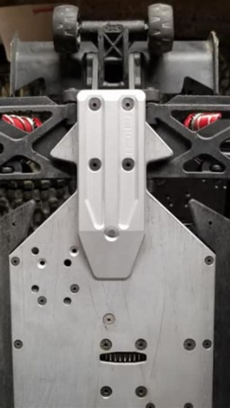 ARRMA 6S REAR SKID PLATE FITS v1-v4 EXB 6S MODELS - customrcuprades