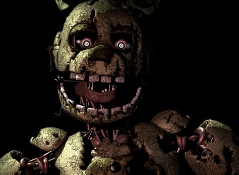 [C4D/FNaF] Springtrap Rare Screen Remake by SPRINGREG on DeviantArt