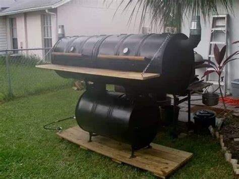 Oil Drum & Oil Barrel BBQ Smokers & Grill Design Ideas