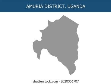 Amuria District Uganda Silhouette Map Isolated Stock Illustration 2020356707 | Shutterstock