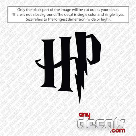 Harry Potter Logo Decal Sticker - AnyDecals.com