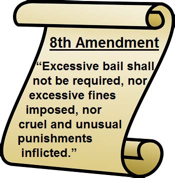 8th Amendment Excessive Bail