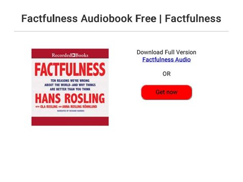 Factfulness Audiobook Free | Factfulness