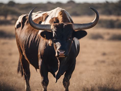 Nguni Cattle, Nguni Painting, Big Horns, South Africa, Bull, Digital Print, High Res, Proudly ...