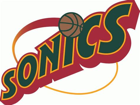 Seattle Sonics logo from 1990s | Retro logo design, ? logo, Seattle logo