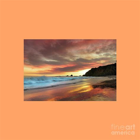 Laguna Beach Sunset Colors Drawing by Connie A Stephenson - Fine Art ...