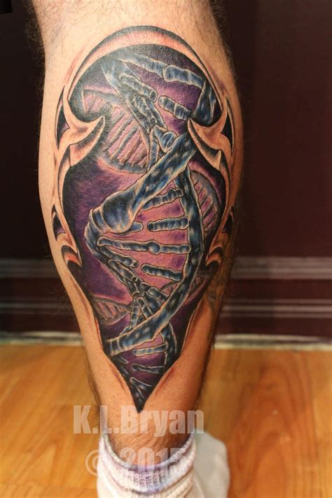 DNA double helix tattoo by danktat on DeviantArt