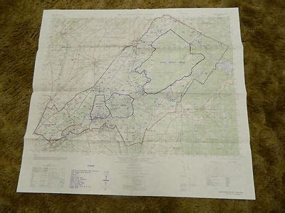 Vintage Map of Camp Drum (Fort Drum), NY; 1:50,000; Original - Must See ! ! ! | #407942044