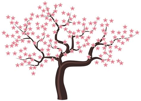 Cartoon Cherry Blossom Tree Clipart | Free download on ClipArtMag