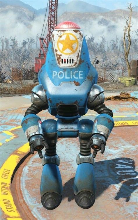 Fallout 4 police protectron | Robot concept art, Fallout art, Concept art