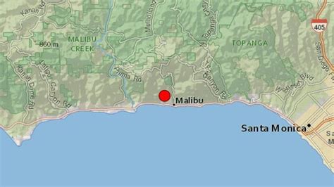 3.4 magnitude earthquake near Malibu Beach: USGS