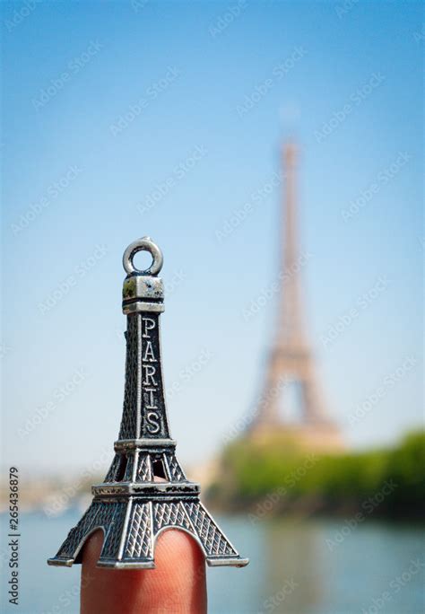 Souvenirs of the Eiffel Tower in Paris Stock Photo | Adobe Stock